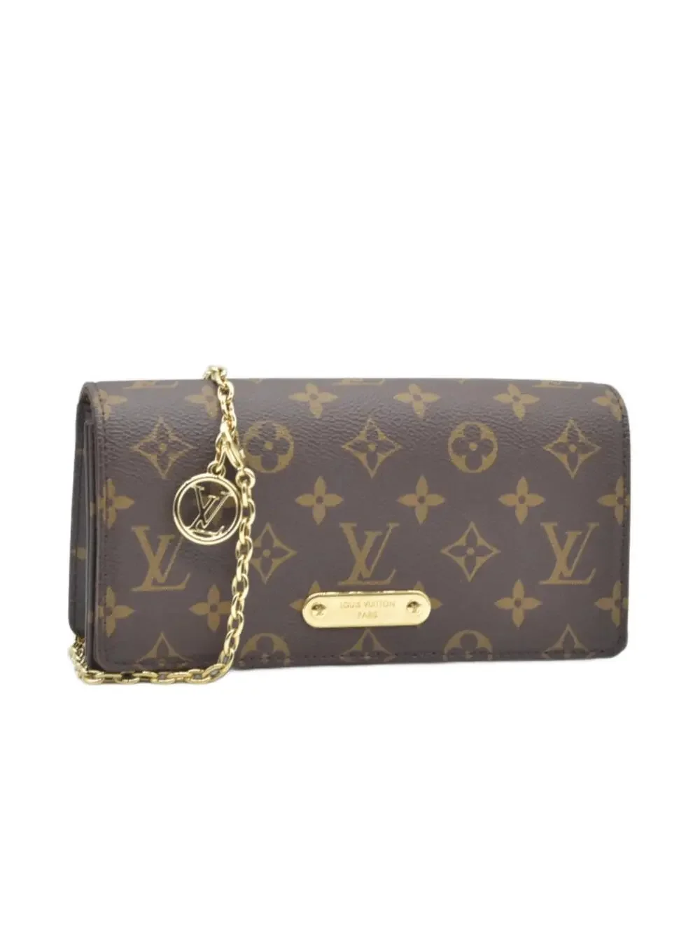 $1750 Louis Vuitton Monogram Lily Wallet On Chain RFID - Picture 4 of 15